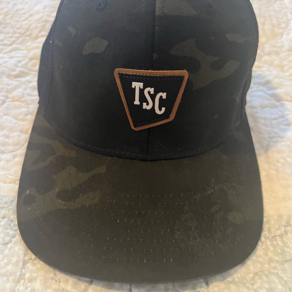Men’s black TSC hat, brand new